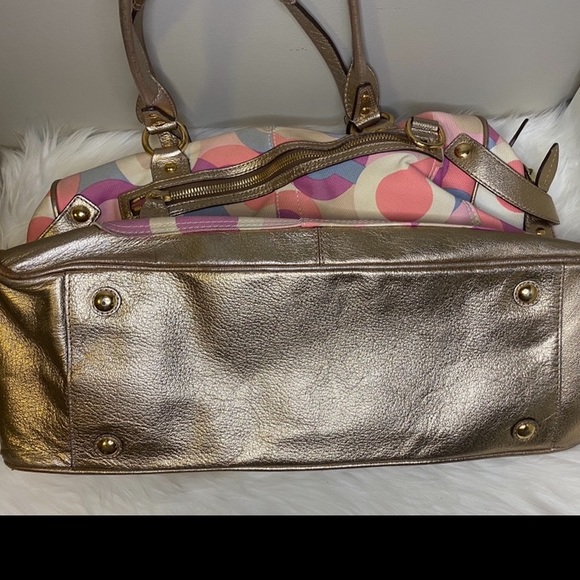 Coach Penelope Op Art Travel Luggage Bag - RARE 🦄 - Picture 7 of 10